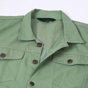 Chaquetas vaqueras para hombre de manga larga fabricadas profesionalmente/chaqueta vaquera para hombre de color sólido a la venta - Product Image 6