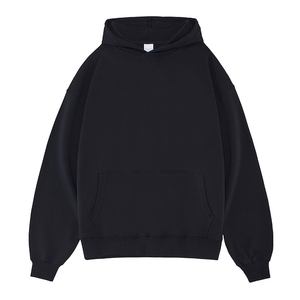 Sudadera con Capucha Unisex de Invierno para Hombre, Nueva Moda, 100% Algodón, Felpa Ecológica, Talla Grande, Color Sólido, Logotipo Personalizado, Secado Rápido - Product Image 4
