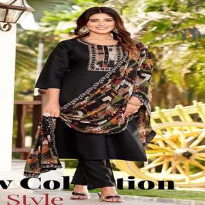 Nouveau 2024 Design Festival Wear Indian Traditional Dress Fancy Kurti Pant & Dupatta Fancy Fabric With Luxury Designer Concept - Product Image 1