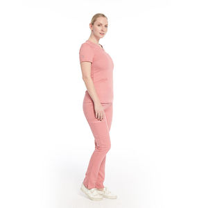 Tenues d'infirmière en denim de haute qualité, marque privée, ensembles d'uniformes d'hôpital, manches courtes, design personnalisé - Product Image 5