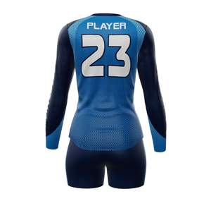 Wholesale <b>Volleyball</b> Jersey <b>Set</b> Custom Logo Team Uniforms For Women Breathable Spandex Quick Dry Gym Sports Clothing - Product Image 3