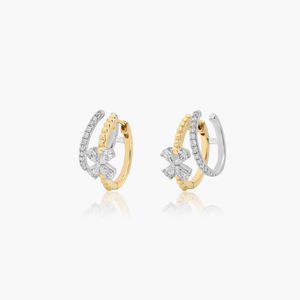 Boucles d'oreilles clous en argent 925 avec diamant de laboratoire, coupe premium, plaqué or, certifiées par un tiers, bijoux pour femmes, cadeau - Product Image 3