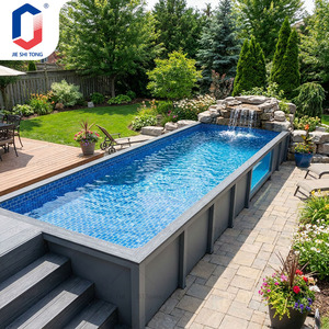 Piscina Prefabricada en Contenedor, Panel Acrílico, Piscina Elevada con Sistema de Filtración Completo para Proyectos de Hoteles y Villas - Product Image 5