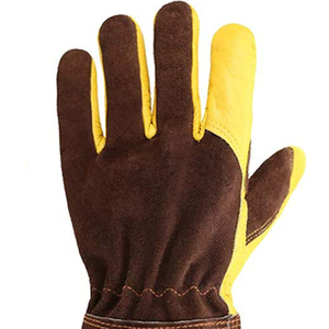 Venta al por mayor 100% Guantes de soldadura de cuero de alta calidad para hombres Excelente protección de las manos a un precio Guantes de soldadura - Product Image 6