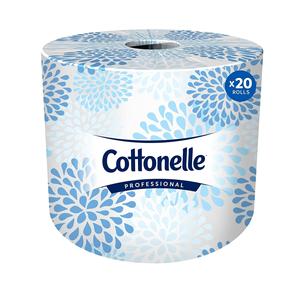 Cottonelle Professional Standard 2 plis blanc doux fort absorbant écologique papier toilette en vrac rouleau compact facile à ranger 20 - Product Image 1