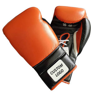 Guantes de Boxeo Profesionales Hechos en Fábrica, Logotipo Personalizado Impreso, Cuero PU Impermeable, Antideslizante, Correa de Muñeca Ajustable, Guantes Unisex - Product Image 1