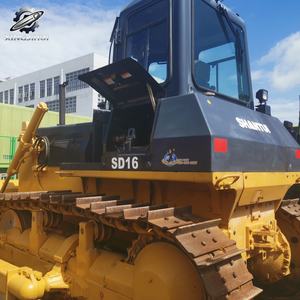 Bulldozer sur chenilles d'occasion Shantui SD16 17 tonnes, capacité de la benne de 4,5 m³, marque chinoise d'origine, bulldozer moyen, faible nombre d'heures, certifié CE - Product Image 6