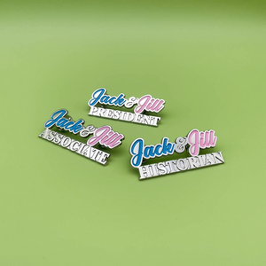 Aangepaste Emaille Revers Broche Metalen Knop Badge <span class=keywords><strong>Jack</strong></span> En Jill Van Amerika Gepersonaliseerde Logo Anime Schattige Bloem Tas Spelden - Product Image 1