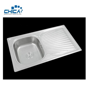 304 thương mại bồn rửa bằng thép không gỉ hình chữ nhật topmount bồn rửa nhà bếp mà không có vòi nước sâu rút ra ép Bồn Rửa Nhà Bếp - Product Image 5