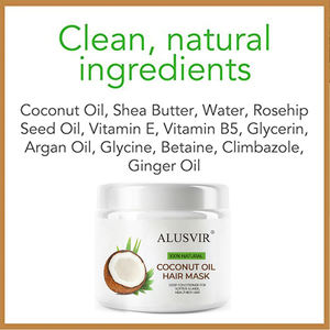 <span class=keywords><strong>Masque</strong></span> capillaire à l'huile de coco pure 100% <span class=keywords><strong>Masque</strong></span> capillaire nourrissant avec traitement de marque privée - Product Image 4