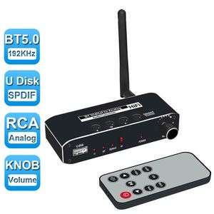 192kHz DAC kỹ thuật số để Analog chuyển đổi âm thanh Bluetooth Receiver quang SPDIF Toslink USB Đĩa để RCA 3.5 mét jack khuếch đại - Product Image 5