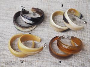 Pendientes de Cuerno de Búfalo para Niñas, Pendientes de Mujer, Joyería de Cuerno, Cuerno Natural para Mujer, Alta Calidad - Product Image 3