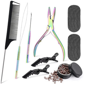 ชุดคีมต่อผมระดับมืออาชีพรุ่นล่าสุด ผลิตจากสแตนเลสเกรดผ่าตัด พร้อมบริการสกรีนสีและโลโก้ตามสั่ง - Product Image 1