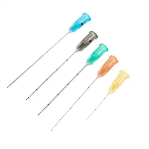 Suministro de fábrica personalizado 34G 4mm <span class=keywords><strong>aguja</strong></span> de <span class=keywords><strong>mesoterapia</strong></span> de acero inoxidable <span class=keywords><strong>aguja</strong></span> hipodérmica Meso desechable - Product Image 1