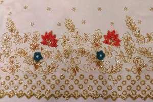 Costumes coûteux brodés à la main non cousus de créateur moderne pour les fêtes de style traditionnel indien à la mode - Product Image 2