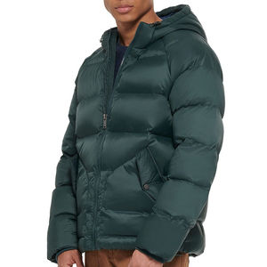 Manteau matelassé surdimensionné à capuche personnalisé 2025, veste en duvet pour homme, veste à bulles brillante pour homme - Product Image 2