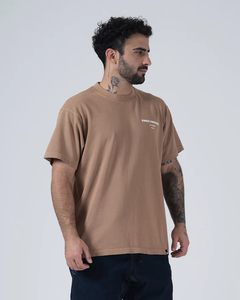 2025 logotipo personalizado DTG impreso 100% algodón cuello redondo Camiseta transpirable 280gsm hombro caído tela de lona de talla grande camisetas para hombres - Product Image 5