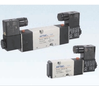 Airtac 4M31010B NAMUR Válvula solenoide Válvula de aire hidráulica de 5 vías con puerto PT DC24V Terminal Entrada eléctrica Serie 300