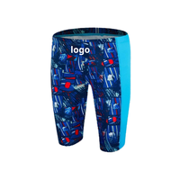 Venta al por mayor de los hombres Swim Seamless Jammers Nylon Hombres Traje de baño Swim Swimming Trunks Breve Boxer Long For Men