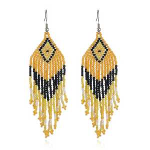 Pendientes de Lujo Hechos a Mano con Cuentas de Semillas en Forma de Pájaro 2025 de Alta Calidad Personalizables - Product Image 4