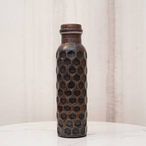 Trending Copper <b>Water</b> <b>Bottle</b> Hot <b>Water</b> Boiling Container <b>Fruit</b> <b>Water</b> <b>Bottle</b> For Juice Hotel kitchen Pure Health Benefits Metal - Product Image 3