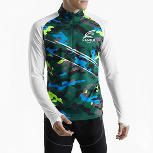 Top Quality Breathable <b>Compression</b> <b>Shirt</b> for Men Custom Logo Casual Solid Pattern Long Sleeve with O-Neck - Product Image 4