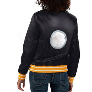 Chaqueta de Satén para Mujer, Prenda Exterior a la Moda, Material Suave y Sedoso, Ideal para un Estilo Urbano - Product Image 2