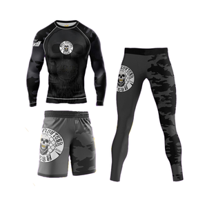 Personnalisez votre propre logo Rash Guard à manches complètes sublimé MMA Rash Guard BJJ Rash Guard, Compression Shirt MMA Rashguard pour hommes - Product Image 1