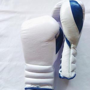 White Boxing Gloves Artificial Cowhide Leather Gloves Boxing <b>Boxer</b> Kickboxing Gloves - Product Image 3