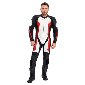 Combinaison de course de moto pour hommes sur mesure de haute qualité nouvelle combinaison de vêtements de sport de dernière conception en cuir véritable taille XL - Product Image 1