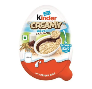 Barres miniatures originales Kinder Creamy Milky & Crunchy 19g, assortiment, vente en gros, stock frais, prix d'usine, snacks au chocolat, offre - Product Image 4