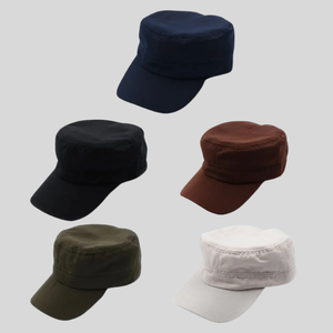 Sombrero de uniforme oficial OEM con opción de tela, longitud de visera y opción de bordado - Product Image 1