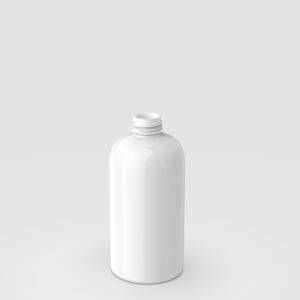 Envase cosmético natural para desinfectante de manos Botella de PET Sólido Vacío Claro/Blanco 300ml Modelo M0479T - Product Image 1