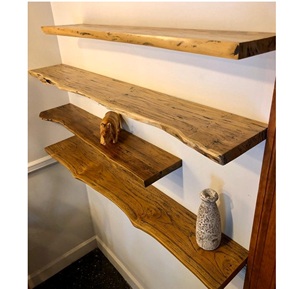 4 Tier gỗ nổi Wall Mount Kệ thân thiện với môi có thể tháo rời thiết kế phong cách hiện đại lưu trữ chủ sở hữu kệ - Product Image 1