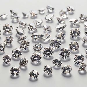 Diamant CVD rond brillant en forme d'étoile, de couleur E F, pureté VVS1, certifié IGI, de bonne qualité, cultivé en laboratoire, pour la fabrication de bijoux - Product Image 2