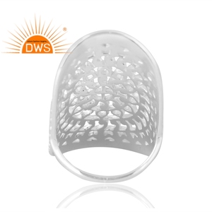 Anillo de Boda de Plata de Ley con Diseño Nuevo, Estilo Cóctel, Joyería Personalizada para Mujer, Regalo para Ella, Fabricante de Joyería Fina - Product Image 2