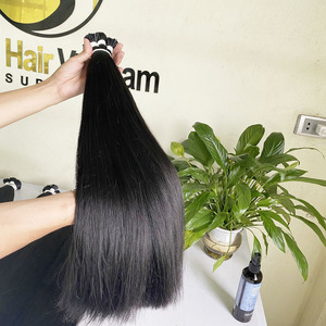Extensiones de cabello humano con doble punta de queratina virgen, cabello humano europeo con queratina, venta al por mayor - Product Image 6
