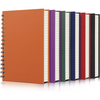 Carnet à spirale ligné A5, couverture rigide, papier épais 100 g/m², 160 pages, pour bureau, affaires, journal, cadeau, papeterie