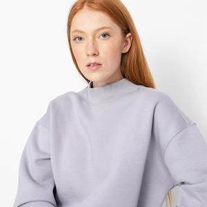 2024 survêtement à motif solide pour femmes 100% coton de haute qualité ensemble imprimé de sweat-shirt et de survêtement personnalisé en vente! - Product Image 4