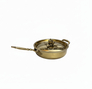 Casserole en métal martelé, ustensile de cuisine, couvercle décoratif argenté, fait à la main, casserole, vente chaude - Product Image 3