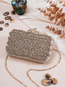 Pas encore d'avis Dernier Populaire Perle Broderie Paillettes Soirée Embrayage Mariage Femmes Soirée Sac - Product Image 5