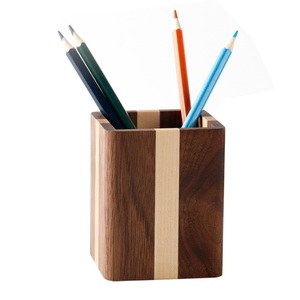 Porte-crayon pour bureau bureau bureau Table Top décor porte-stylo Offre Spéciale finition naturelle pour usage quotidien article porte-stylo - Product Image 5