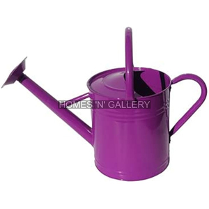 บัวรดน้ำสวนโลหะชุบสังกะสี ดีไซน์ใหม่ รินง่าย ปรับแต่งสีได้ - Product Image 1