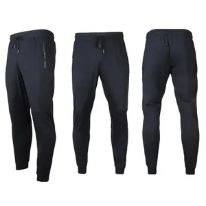 กางเกงผ้าไนลอนสแปนเด็กซ์กันลมออกแบบได้ตามต้องการกางเกงวิ่งสำหรับผู้ชายกางเกงวอร์มกางเกงผ้าไนล่อนสกรีนผ้าไหม - Product Image 2