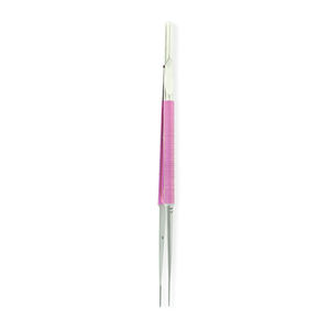 Micro-pince ronde de qualité chirurgicale Premium TC Micro-pince à manche rose recouvert de revêtement droit en acier inoxydable allemand de qualité supérieure par Surgiright - Product Image 2