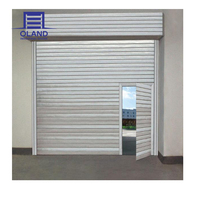 Porte à enroulement en acier galvanisé double couche OLAND, sécurité, protection ignifuge 3 heures, automatique, thermique