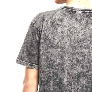 เสื้อยืดสตรีทไฮสตรีทของผู้ชายแนววินเทจซักด้วยกรดและซักด้วยหินพิมพ์ลายกราฟิกไซส์ใหญ่พิเศษสไตล์ฤดูร้อนออกแบบได้ตามต้องการ - Product Image 3