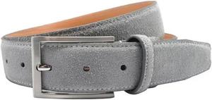 Ceinture pour homme en cuir véritable suédé solide avec boucle à ardillon personnalisée en gros, accessoires de luxe pour homme et femme, durable - Product Image 3