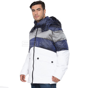 Chaqueta acolchada para hombre de Color personalizado 2025, nueva moda, ropa de calle informal, cuello levantado, a prueba de viento, Nailon/poliéster de alta calidad - Product Image 6