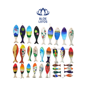 Pez de madera de alta calidad, juguete para niños - Product Image 1
